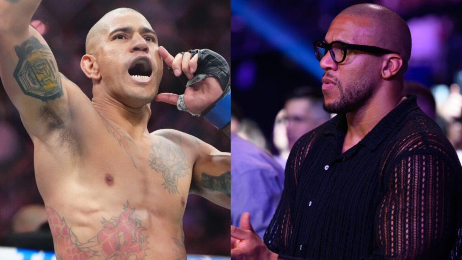 Alex Pereira otrzymuje okulary ochronne przed walką z Cirylem Gane na UFC Freedom 250