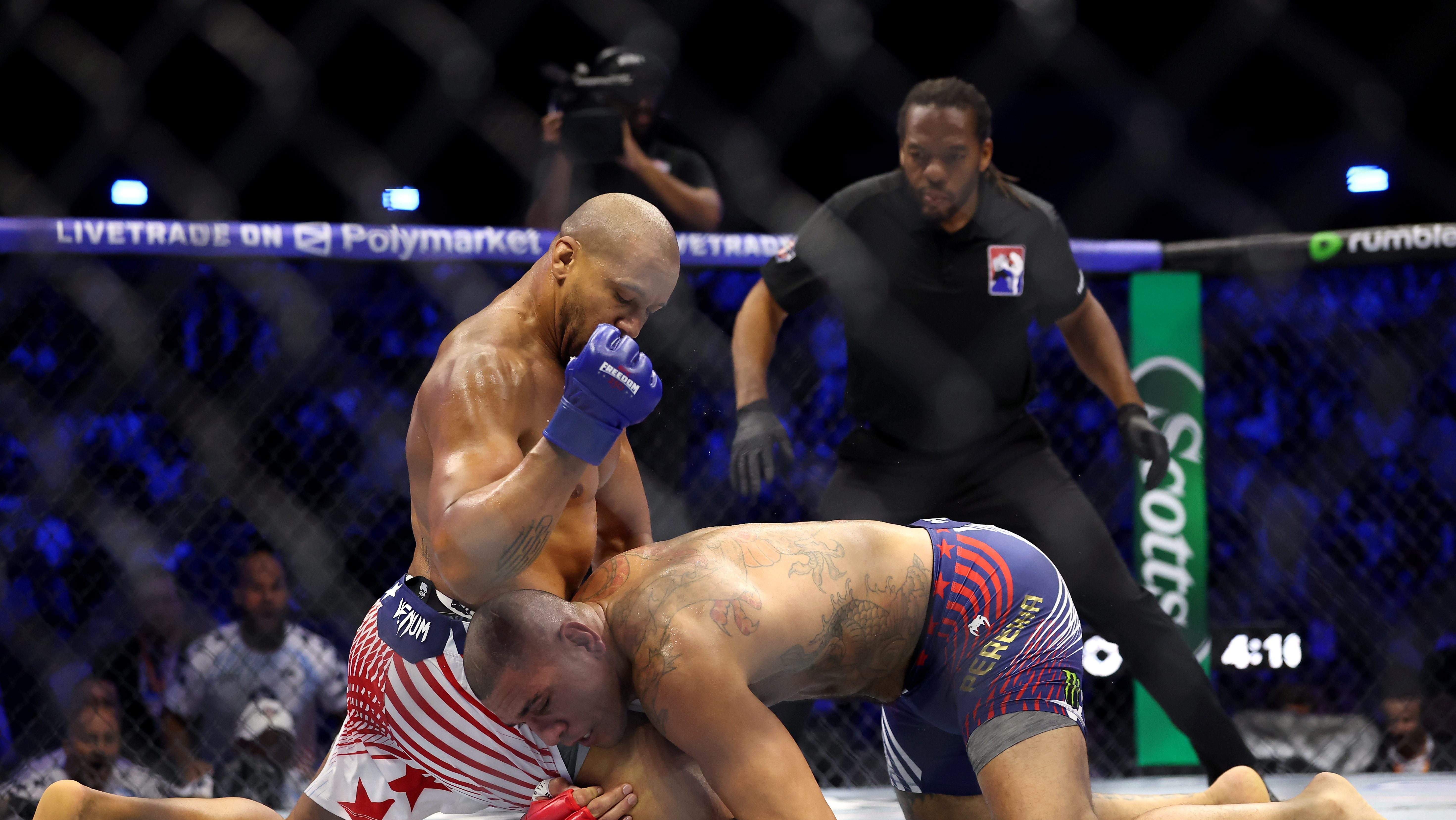 Alex Pereira i Tom Aspinall krytykują sędziego MMA Herba Deana