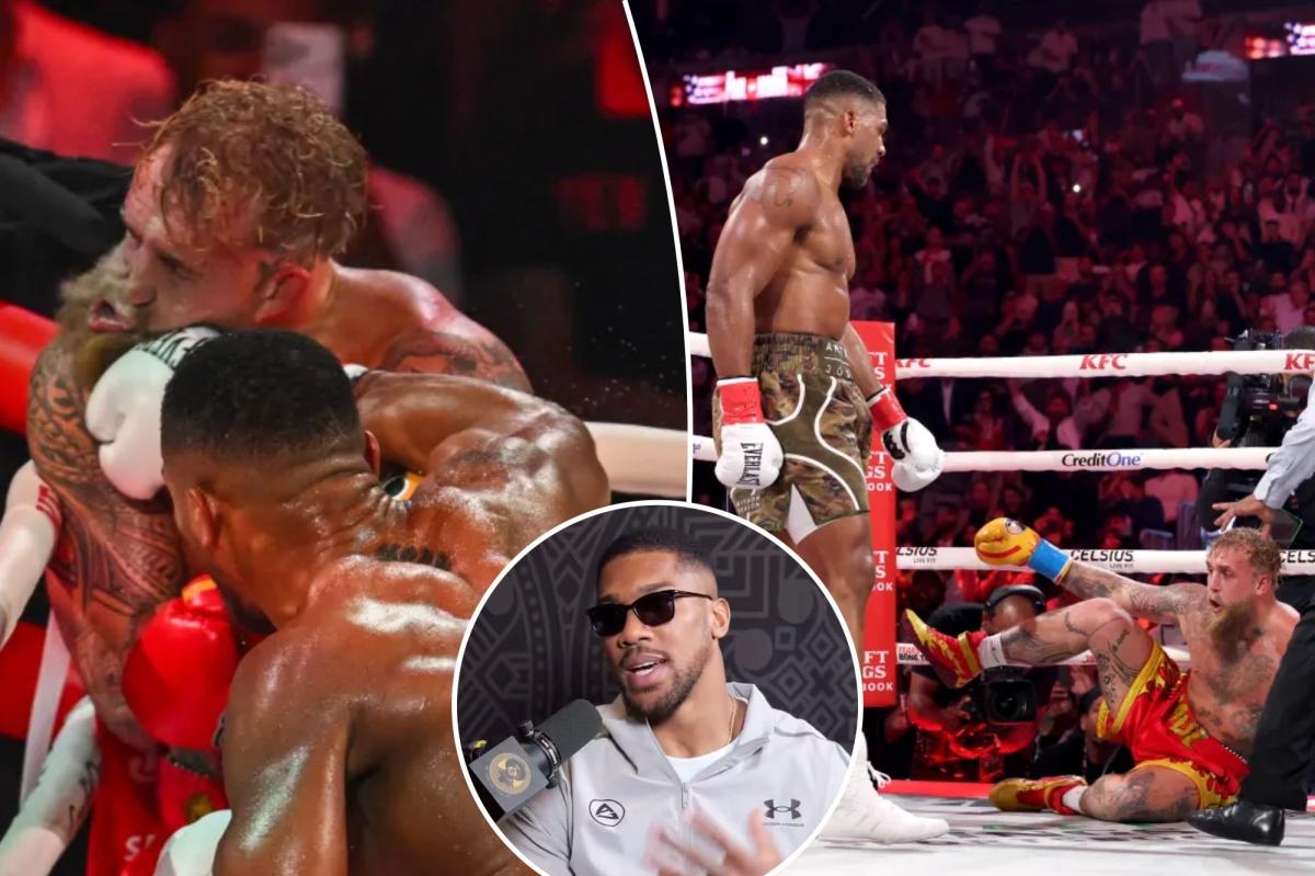 Anthony Joshua o „misji” usunięcia Jake'a Paula z boksu