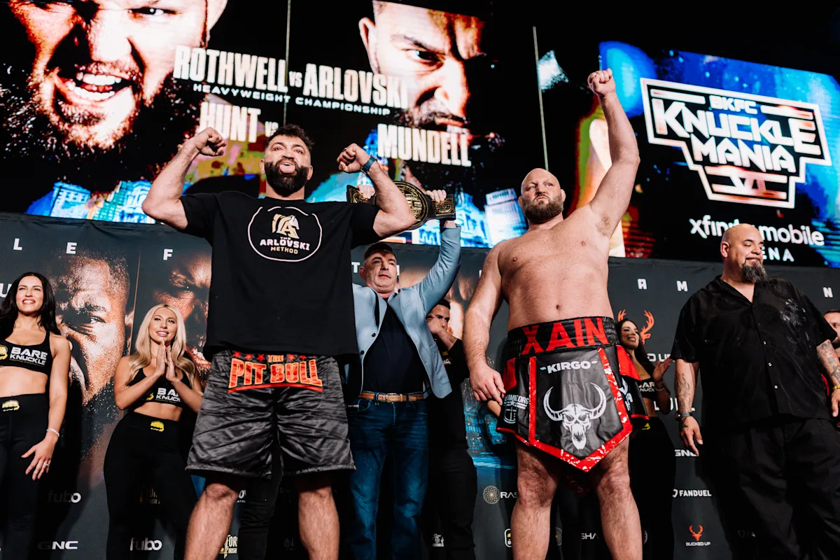 BKFC KnuckleMania 6: Ben Rothwell i Andrei Arlovski w walce o pas wagi ciężkiej