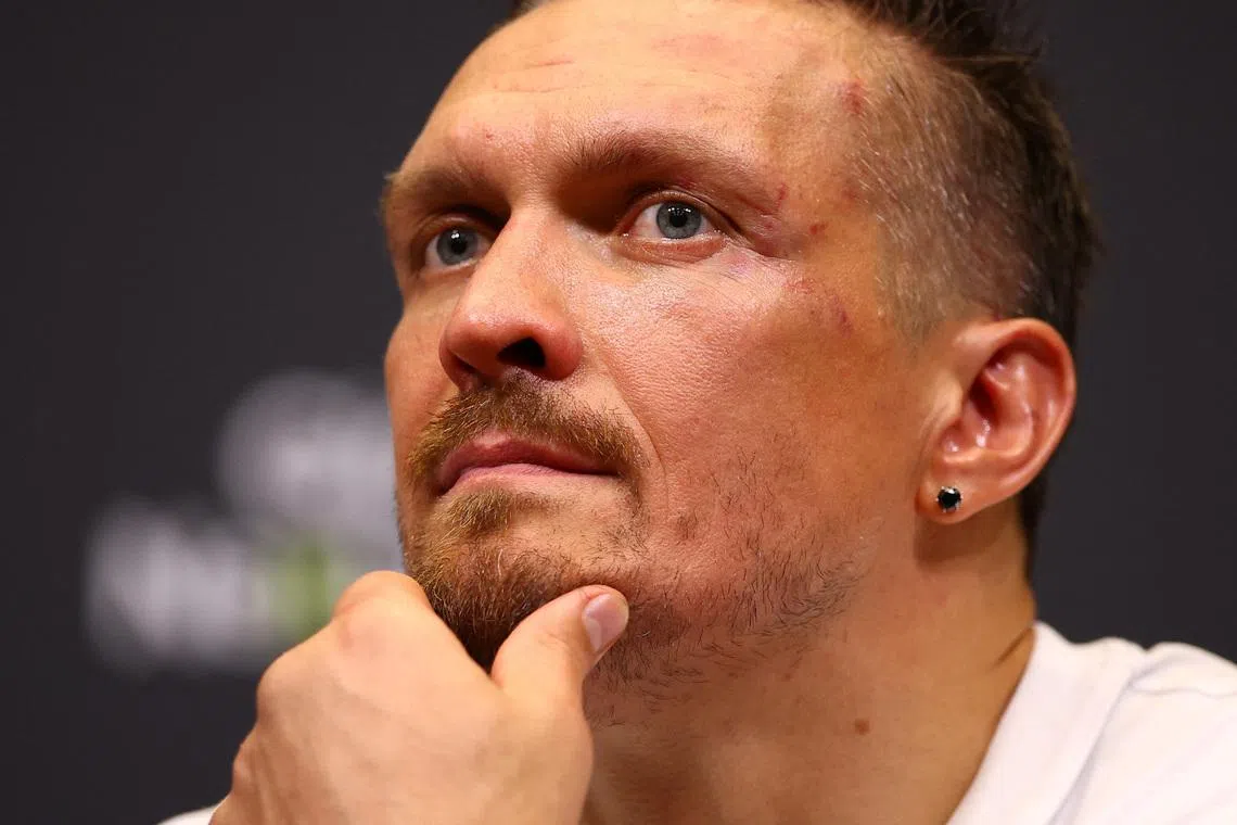 Boxing-Usyk weighs in at his heaviest for Verhoeven fight at the Pyramids
