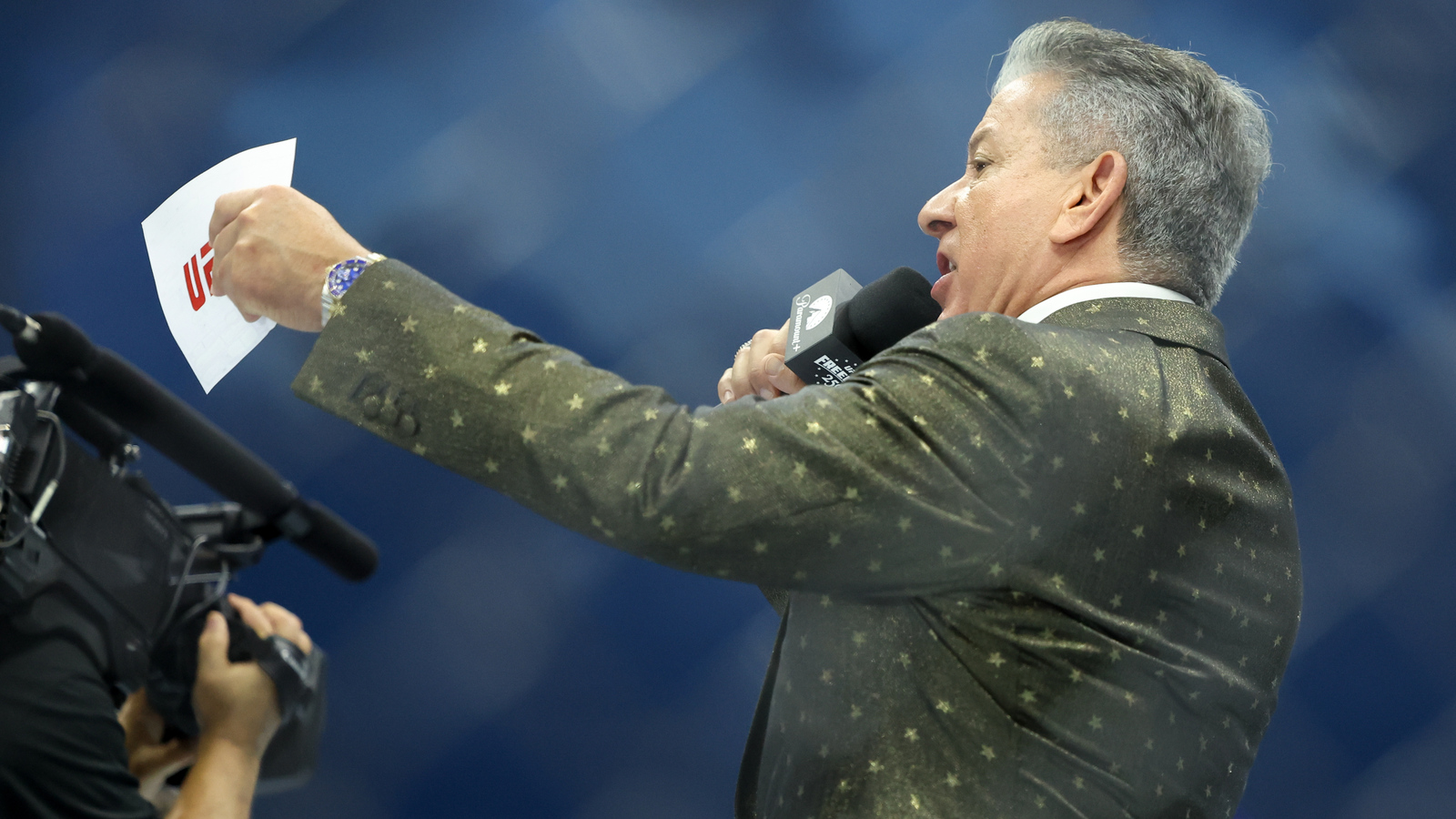 Bruce Buffer’s UFC White House mic used to introduce Gaethje, Pereira and more sells for 5 figures