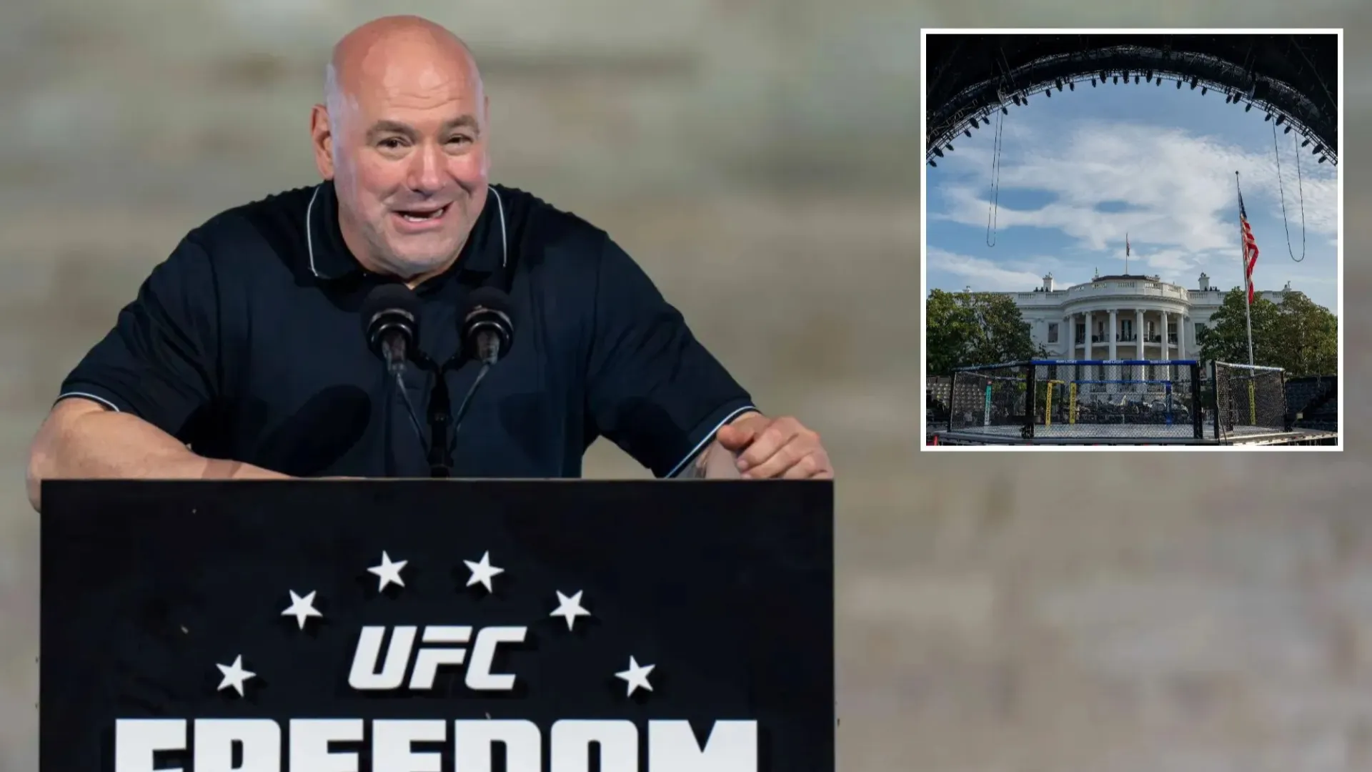 Dana White wydał ostateczny komunikat w sprawie gali UFC w Białym Domu. Złe warunki pogodowe zagrożeniem dla walki Topuria vs Gaethje