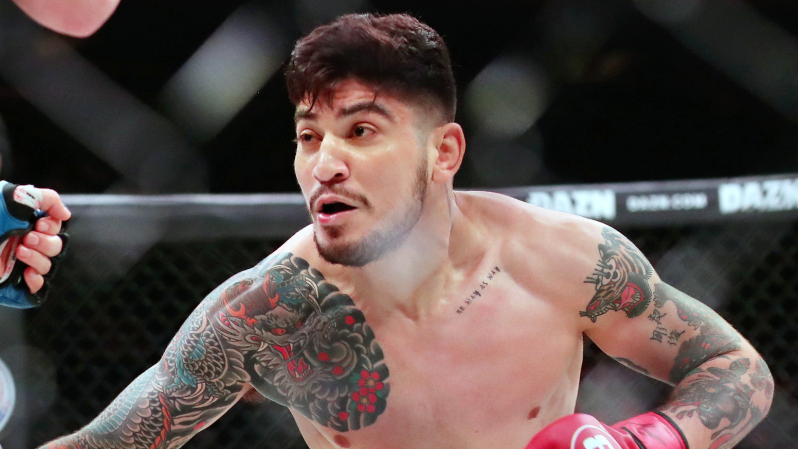 Dillon Danis przegrywa z Colbym Covingtonem w walce wrestlingowej na gali RAF7