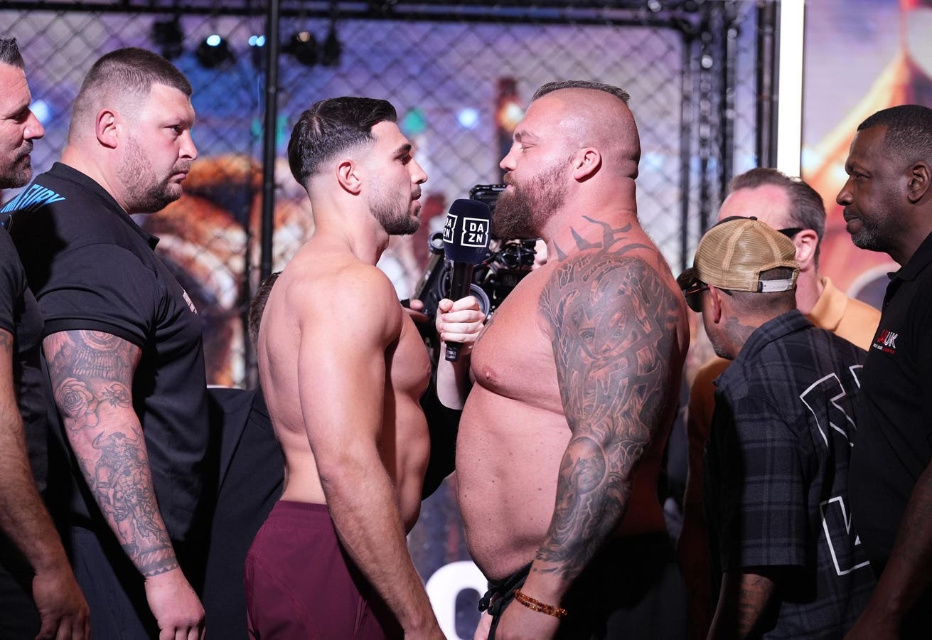 Eddie Hall Vs. Tommy Fury: Start Time, Ring Walks And How To Watch