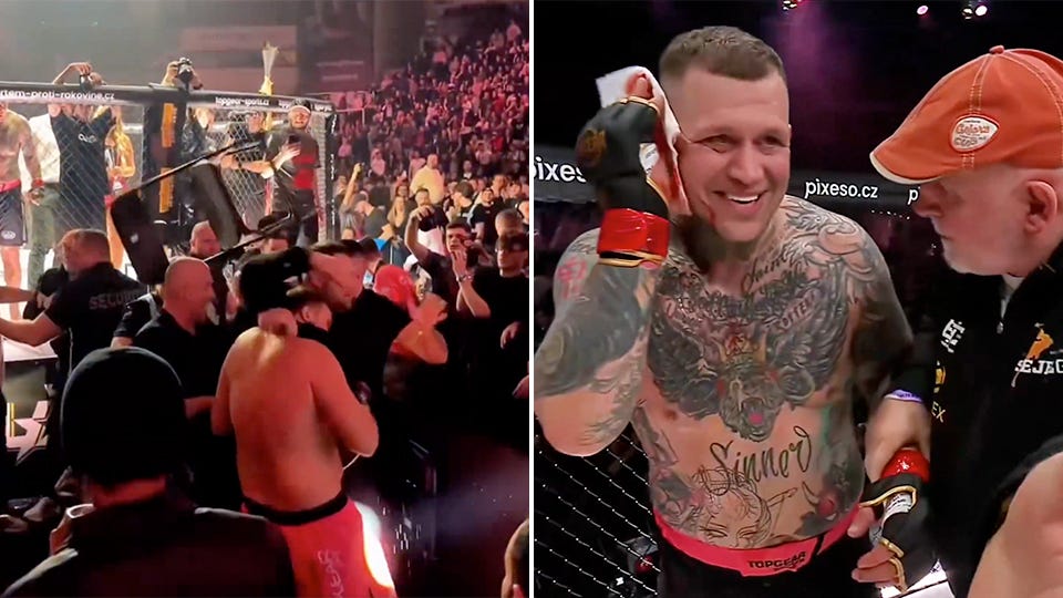 Skandal na gali Clash MMA: Ugryzienie w ucho doprowadziło do masowej bójki