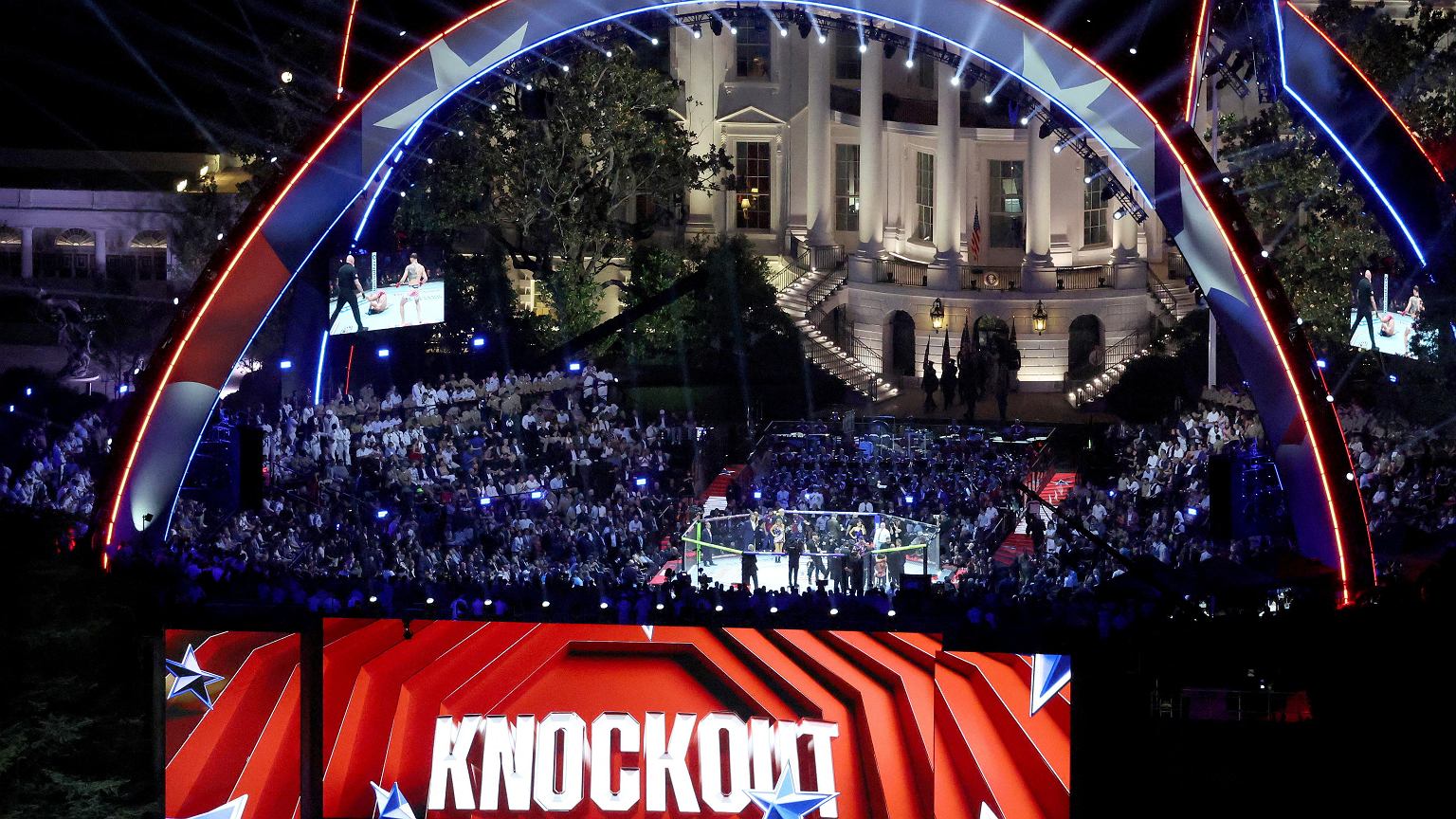 Gala walk przed Białym Domem. "Donald Trump na premiera!"