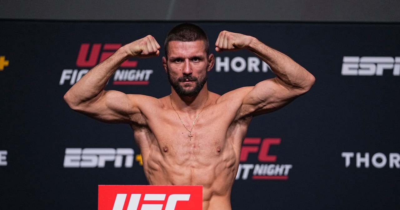 Mateusz Gamrot w walce wieczoru UFC. Polak zmierzy się z Quillanem Salkilldem