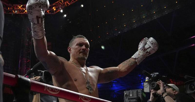 Mistrz wagi ciężkiej Usyk rezygnuje z pasów w „ostatnim tańcu”