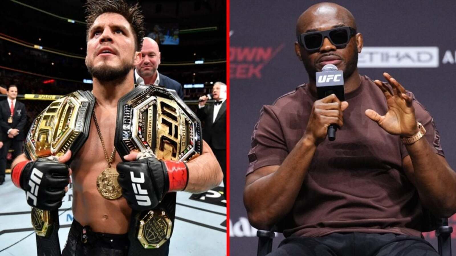 Henry Cejudo and Kamaru Usman both bet on UFC 328 upset: ‘Styles make fights’