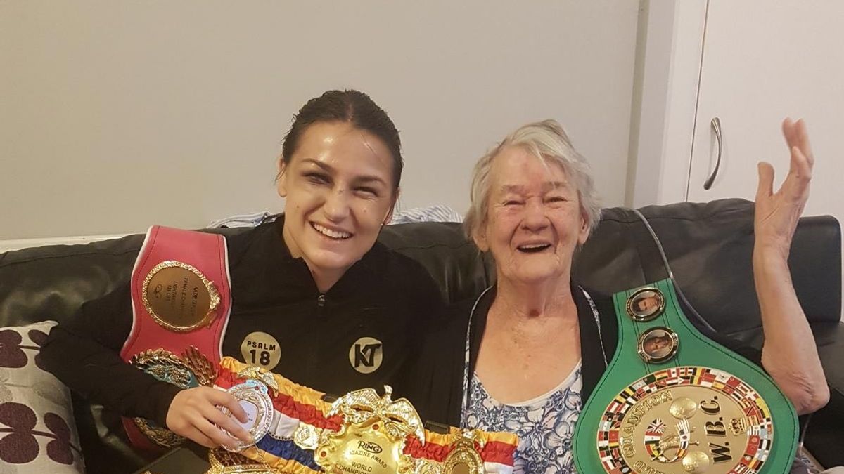 Katie Taylor pays tribute after 'inspiring' grandmother Kathleen dies aged 93