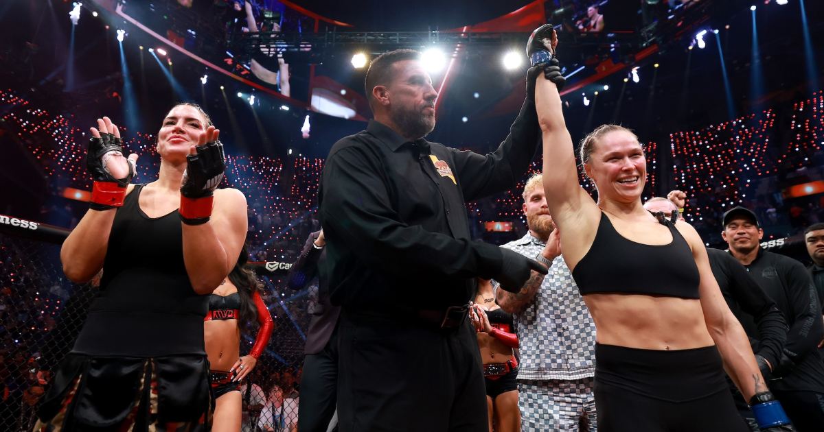 Ronda Rousey błyskawicznie poddaje Ginę Carano w wielkim powrocie do MMA