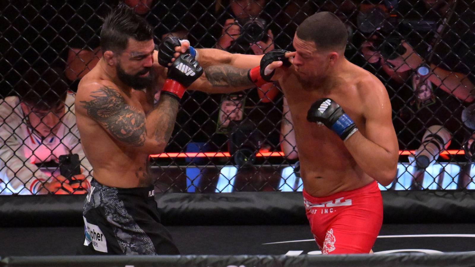 Nate Diaz zawieszony po walce z Mikiem Perrym na gali MVP