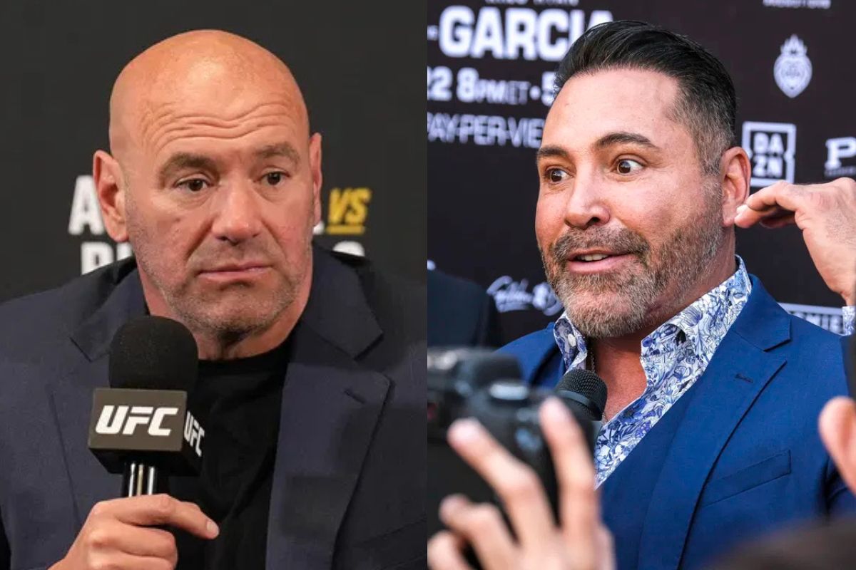 Oscar De La Hoya ostrzega pięściarzy przed współpracą z Daną White'em