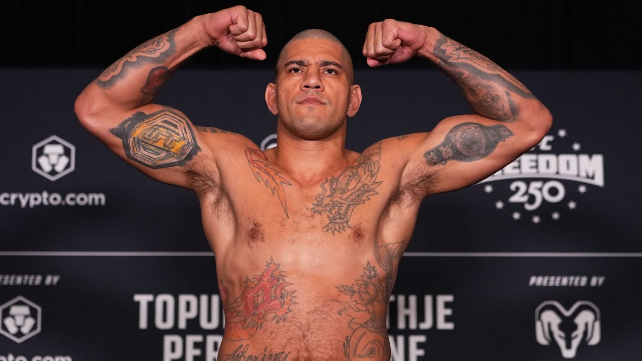 Alex Pereira ważony przed debiutem w wadze ciężkiej UFC – 251 funtów
