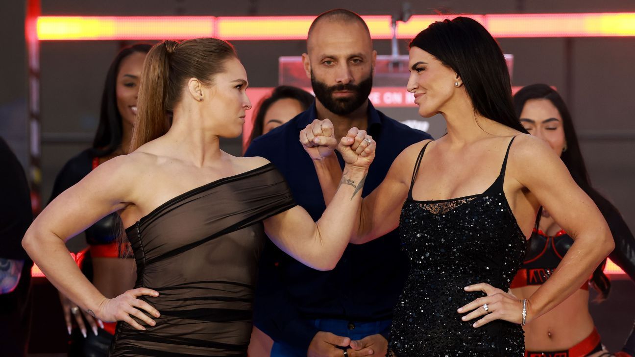 Ronda Rousey i Gina Carano na wadze przed historyczną galą MVP na Netflix