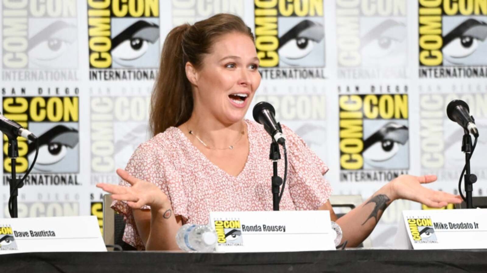 Ronda Rousey insists she’s trying to help ‘brat little sister’ Kayla Harrison: ‘Momma’s working’