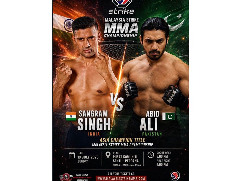 Sangram Singh staje przed szansą walki o mistrzostwo Azji w MMA z Pakistanem
