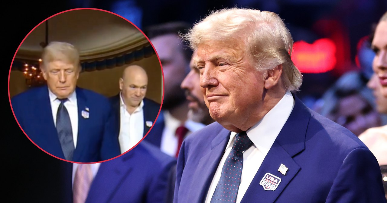 Sceny tuż przed galą UFC w Białym Domu. Wszystkie oczy na Donalda Trumpa