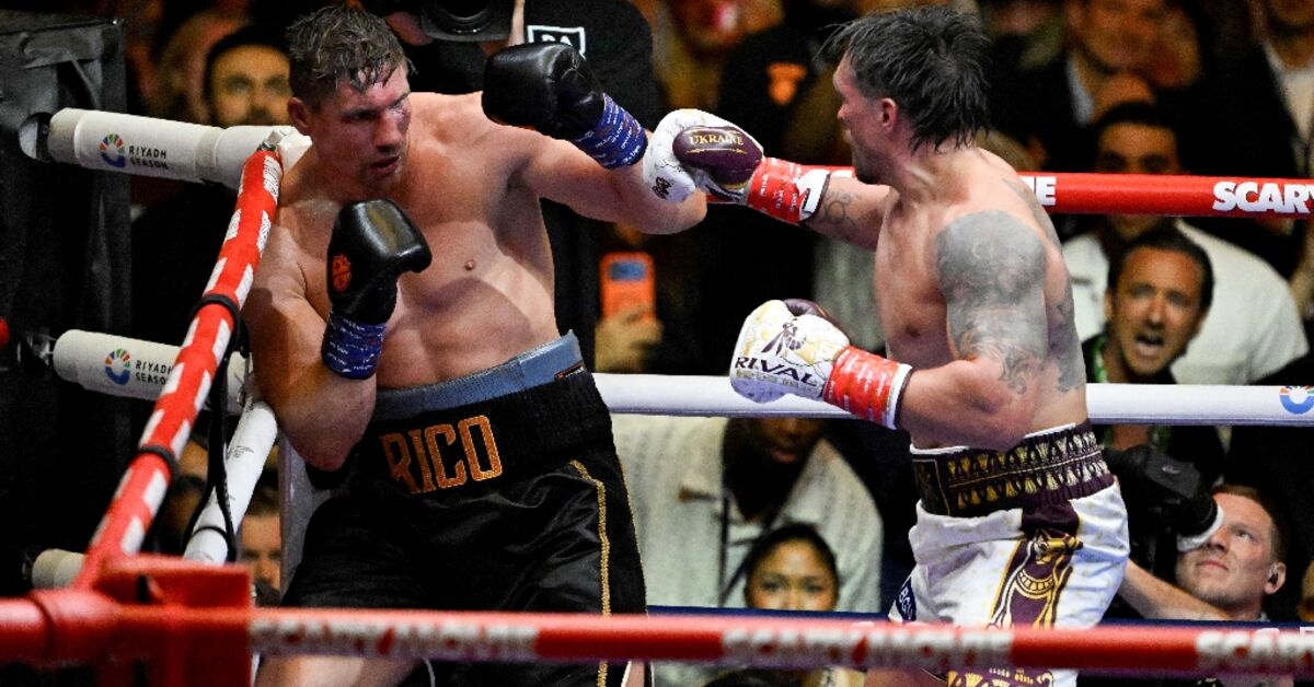 Ołeksandr Usyk nokautuje Rico Verhoevena pod piramidami w Gizie