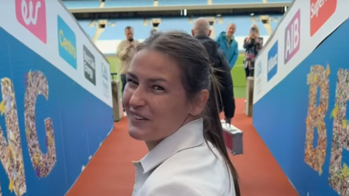 What time is the Katie Taylor Croke Park press conference on at today?
